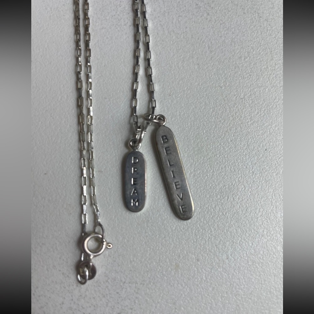 Sterling Silver Necklace with Charms